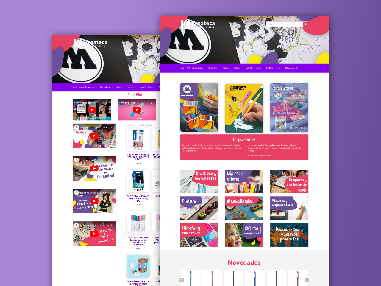 Kreateca - Web Design