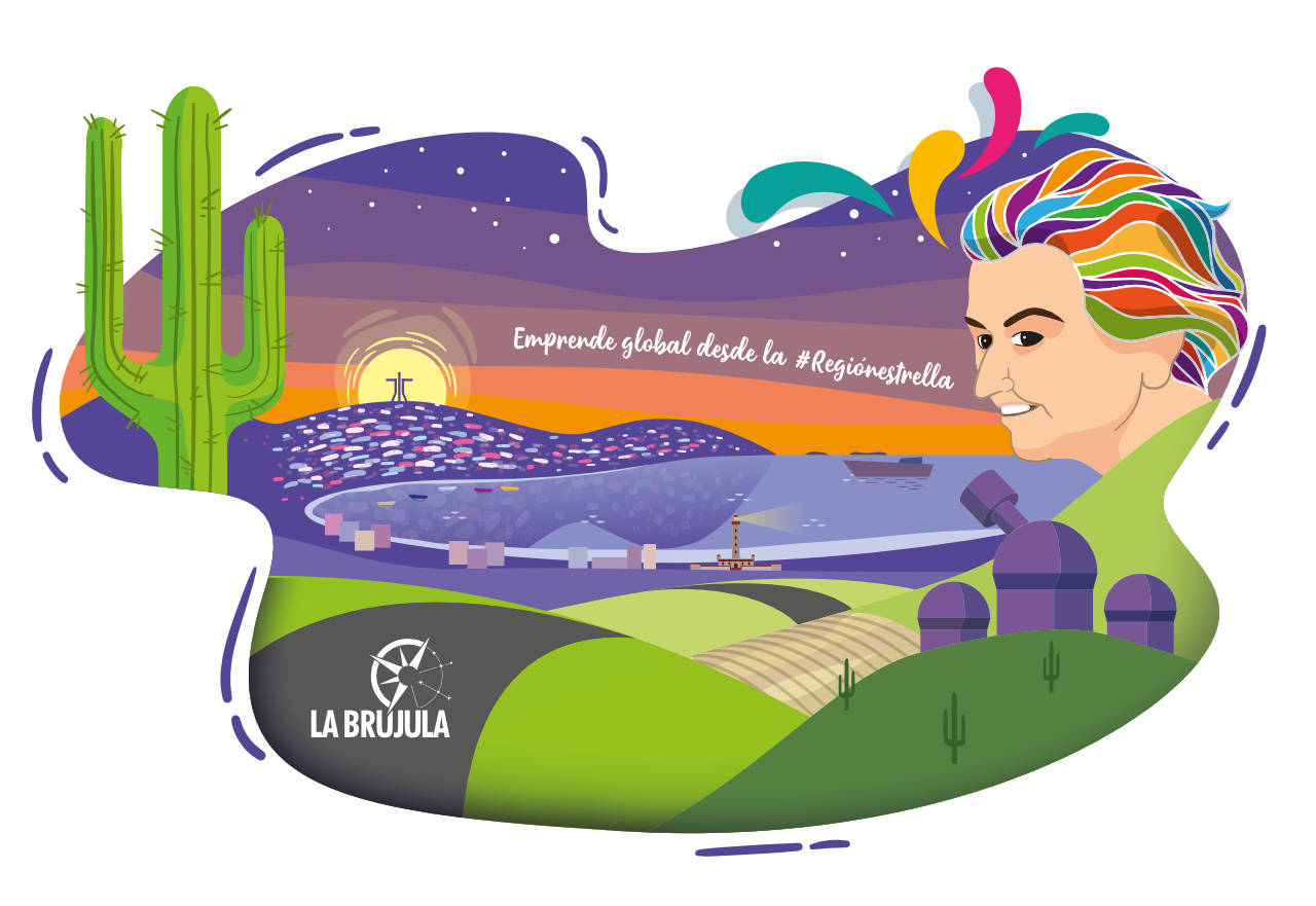 Part of the designed graphics