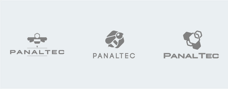 Different alternatives for the brand design.