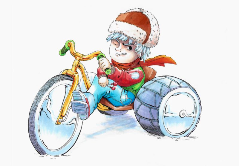 Ilustración con marcadores Copic