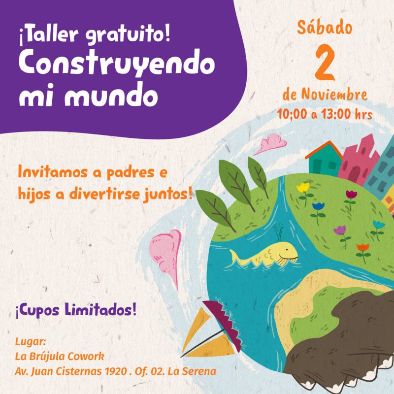 Taller organizado durante el estallido social (2019) con el fin de brindar un espacio de relajo y esparcimiento a padres e hijos, durante los días de mayor estres causado por la situación socio-política.